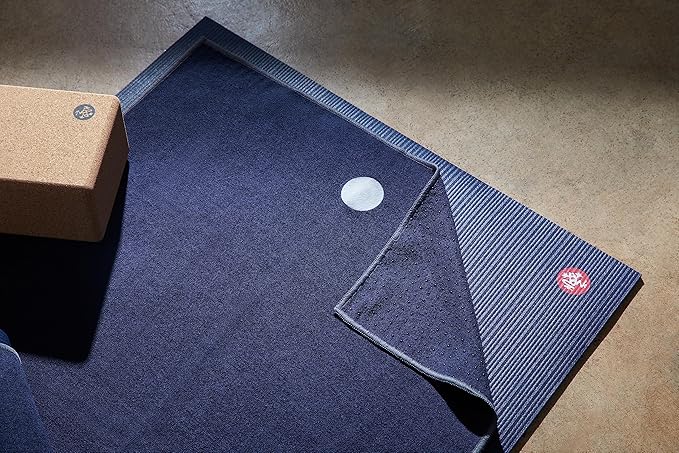 Manduka Yogitoes Hot Yoga Mat Towel - 71" | Moisture Activated Grip | Patented Silicone Nubs | Highly Absorbent, Durable & Easy Care | Made from Recycled Materials | 71 x 24 Inches