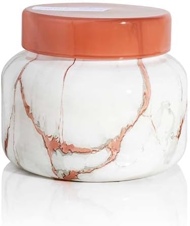 Capri Blue Modern Marble Jar Candles - Luxury Scented Candles for Home - Long Lasting Soy Wax Blend - Scented Home Decor Gifts - Havana Vanilla (19 oz)