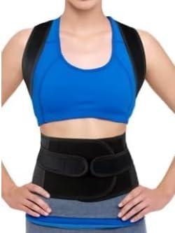 Back Brace Posture Corrector for Men,Back Straightener Posture Corrector, Scoliosis and Hunchback Correction, Adjustable Posture Trainer (Black, Medium))