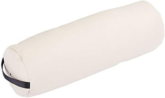 EARTHLITE Bolster Pillow Fluffy – Durable Massage Bolster, 100% PU Upholstery incl. Strap Handle/Professional Quality for Massage Tables/Back Pain Relief