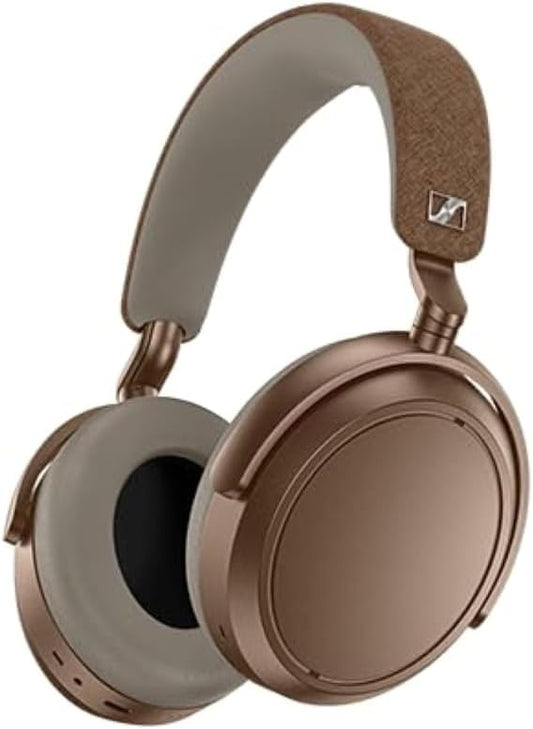 Sennheiser Momentum 4 Wireless Headphones - Bluetooth Headset for Crystal-Clear Calls with Adaptive Noise Cancellation, 60h Battery Life, Lightweight Folding Design, Brown