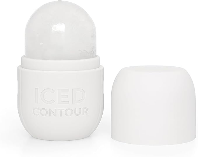 Ice Roller for Face, Face Iced Roller, Cold Therapy for Injuries, Ice Mold for Face Massager, face Roller, Skin Care Remove Fine Lines Shrink Pores Reduce Acne (White)