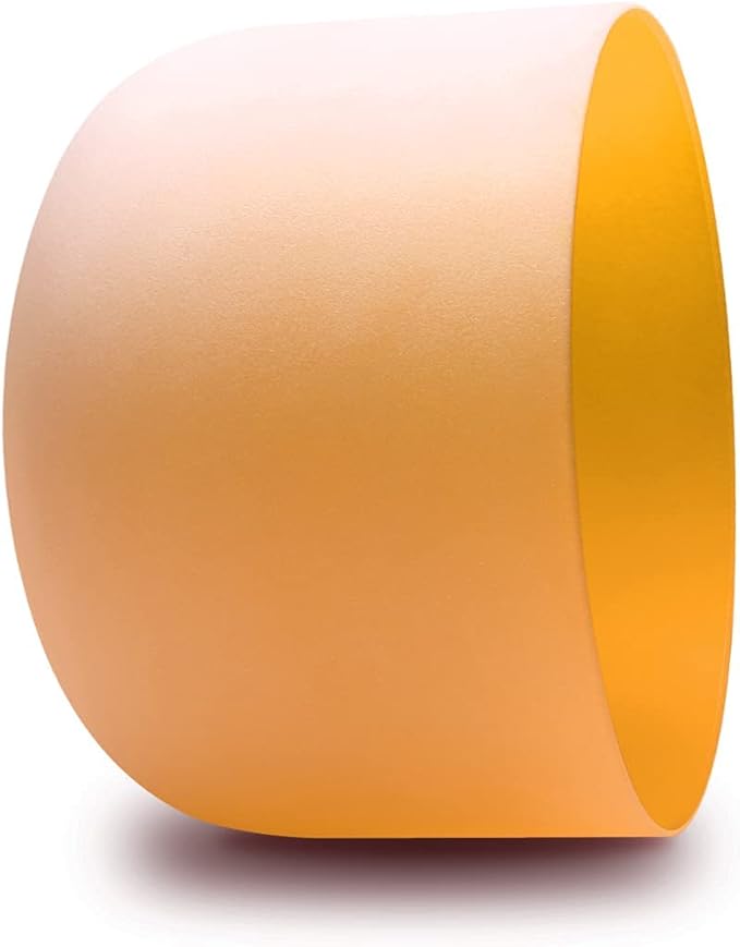 FMTY 10inch Crystal Singing Bowls set prefect pitch(±10HZ) Yellow(Solar plexus)+ Green(Heart) with Soft Carrying Bag Sound Bowls Chakra Bowl