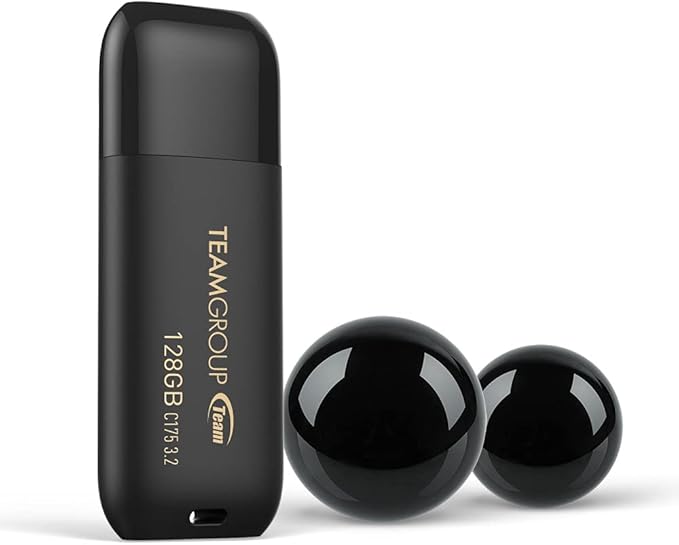 TEAMGROUP C175 64GB 10 Pack USB 3.2 Gen 1 (USB 3.1/3.0) Read 100MB/s Flash Thumb Drive, External Data Storage Memory Stick Compatible with Computer/Laptop Matte Black TC175364GB23