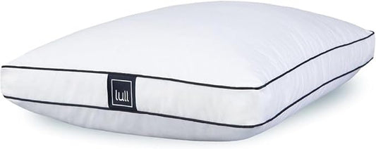 Lull Original Pillow | Machine Washable & Hypoallergenic Pillow w/Adaptive Fibers for Neck & Spine Support, 100 Night Trial (King)