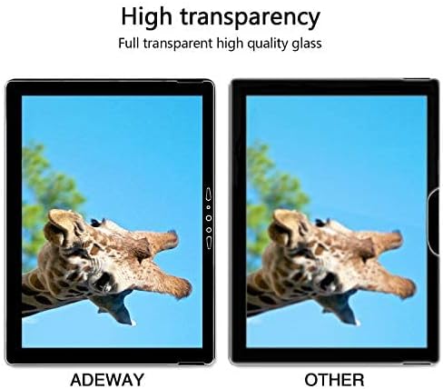 Adeway [2 Pack] Screen Protector for Surface Go 4 2023 10.5inch Tempered Glass - Anti-Fingerprint, 9H Hardness, HD Clear Protective Film, Compatible for Microsoft Surface Go 3/ Go 2/ Go