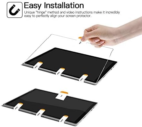 Adeway [2 Pack] Screen Protector for Surface Go 4 2023 10.5inch Tempered Glass - Anti-Fingerprint, 9H Hardness, HD Clear Protective Film, Compatible for Microsoft Surface Go 3/ Go 2/ Go