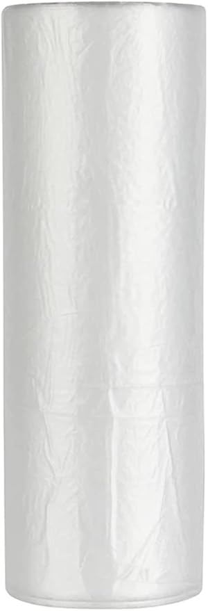Mr Miracle Plastic Produce Bags for Food Storage - 12"x20" Clear Grocery Bag for Fruits, Vegetables, Bread - Easy Peel-Off Design, Continuous Roll, 1.75" Core, Pack of 360 Bags [1 roll]