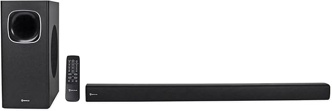 Rockville ROCKBAR 40 Inch 400W Soundbar with Wireless 6.5" Subwoofer, Bluetooth, HDMI ARC, Optical, USB, DSP Modes, Deep Bass, for Home Theater and Music