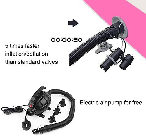 Tuxedo Sailor Inflatable Gymnastics Tumbling Mat Tumble Track Thickness Floor Mat With Electric Air Pump for Gymnastics/Training/Home/Cheerleading/Water/Gym/Yoga