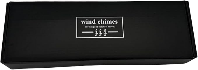 Deep Tone Wind Chimes for Outdoor – 6 Heavy Tubes in Gold (37 Inch), Perfect Garden Hanging Décor or Memorial Sympathy Gift. Sizes 26IN to 37IN Available.