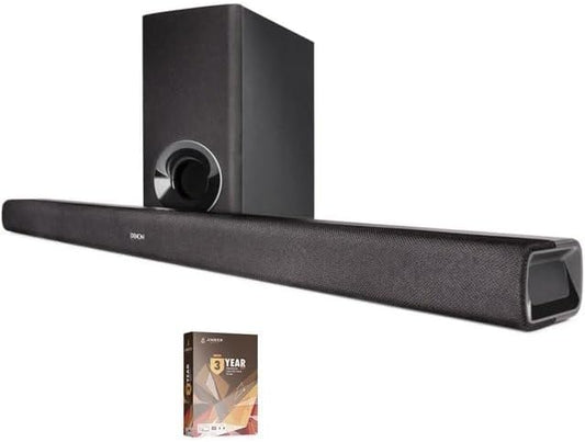 Denon DHT-S316 Bluetooth Sound Bar and Subwoofer with an Additional 1 Year Extended Amber Protection (2020), Black