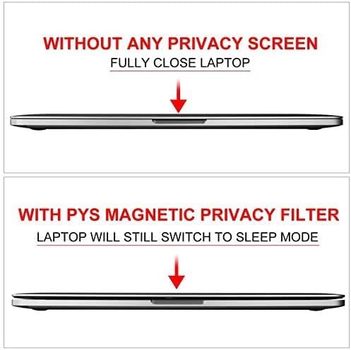 PYS Privacy Screen for Macbook Pro 14 Inch (2021-2023, M1, M2, M3), Magnetic Privacy Screen Protector for Mac 14.2" (A2779/A2442) Anti Fingerprint, Anti Blue Light, Removable, Easy Installation