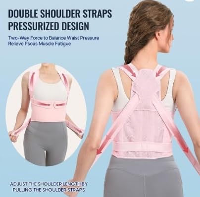 Posture Corrector For Women & Men, Suitable For Indoor And Outdoor Use, Posture Correcting Belt For Hunchback Correction (Grey, Small)