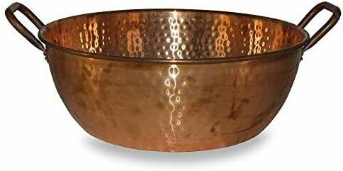 Hand-Hammered Copper Foot-Bath Bowl