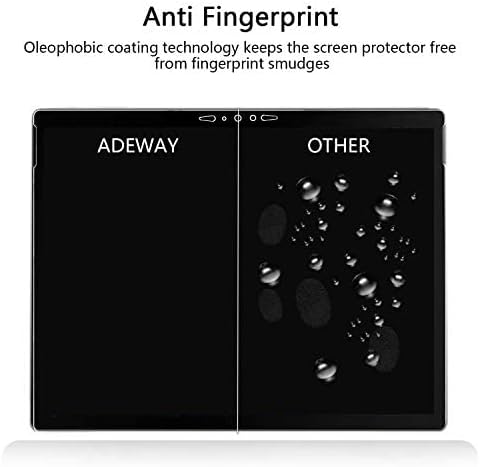 Adeway [2 Pack] Screen Protector for Surface Go 4 2023 10.5inch Tempered Glass - Anti-Fingerprint, 9H Hardness, HD Clear Protective Film, Compatible for Microsoft Surface Go 3/ Go 2/ Go
