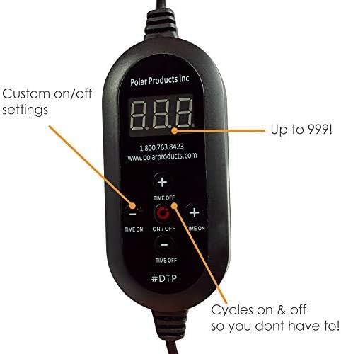 Polar Active Ice 3.0 Cold Therapy Ice Machine System with Programmable Timer, Foot and Ankle Therapy Pad, Lightweight 16 Quart Cooler, Quiet Pump, Strong Cryotherapy Pain Relief and Treatment