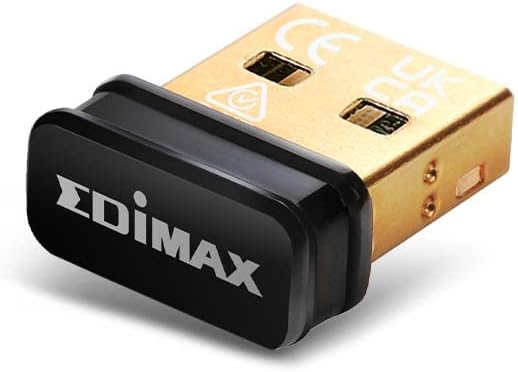 Edimax Wi-Fi 4 802.11n Adapter for PC N150 Nano USB Adapter, 150Mbps, Smallest Wi-Fi 4 Dongle, Win 11 Plug-n-Play, Linux: Ubuntu/Mint Plug-n-Play for Kernel 5.15 and Above, Mac OS, EW-7811Un V2