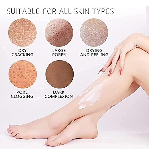 Pedicure Kit Foot Soak Set: Bubble Salt, Sugar Scrub, Massage Mask, Massage Lotion in a Box, 4 Step Foot Spa Kit for Dry Feet,Tired Feet （1 Set Mango)