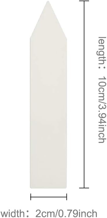 [Excellent] 100Pcs Plant Labels for Outdoor Garden, Plant Markers for Garden Waterproof, Plant Tags for Gardeners,White