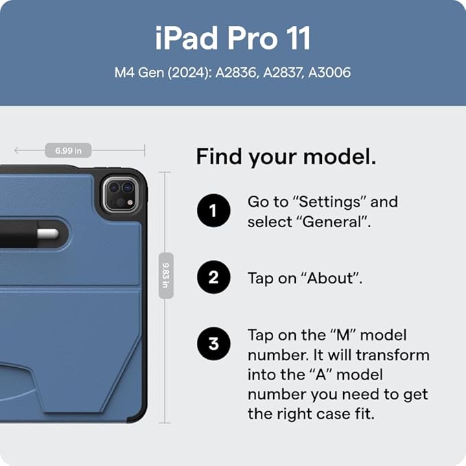 Zugu Case for iPad Pro 11 (M4/M5) 2024/2025, Slim Protective Cover with Apple Pencil Holder, Auto Wake/Sleep, Multiple Viewing Angles, iPad Pro 11 Inch Cover, Phone Protector, Berry Purple