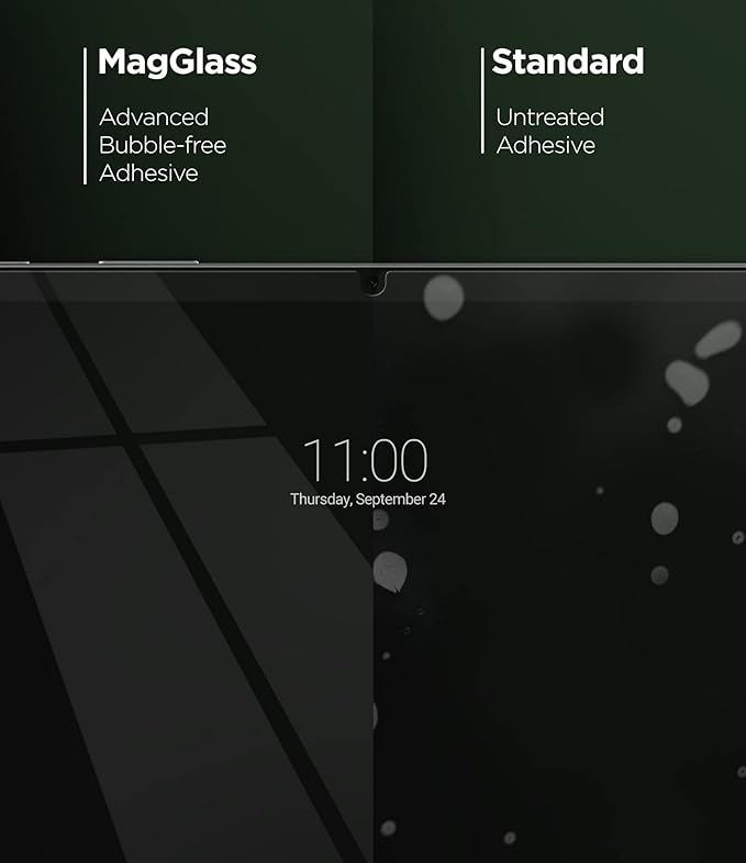 magglass Tempered Glass for Galaxy Tab S8 Plus/Tab S9 Plus Screen Protector (Samsung Tab S8+ & S9+)