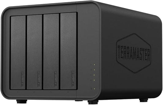 TERRAMASTER D4-320 External Hard Drive Enclosure - 4bay USB 3.2 Gen2 10Gbps Type-C USB Storage Hot Swappable Plug and Play (Diskless)
