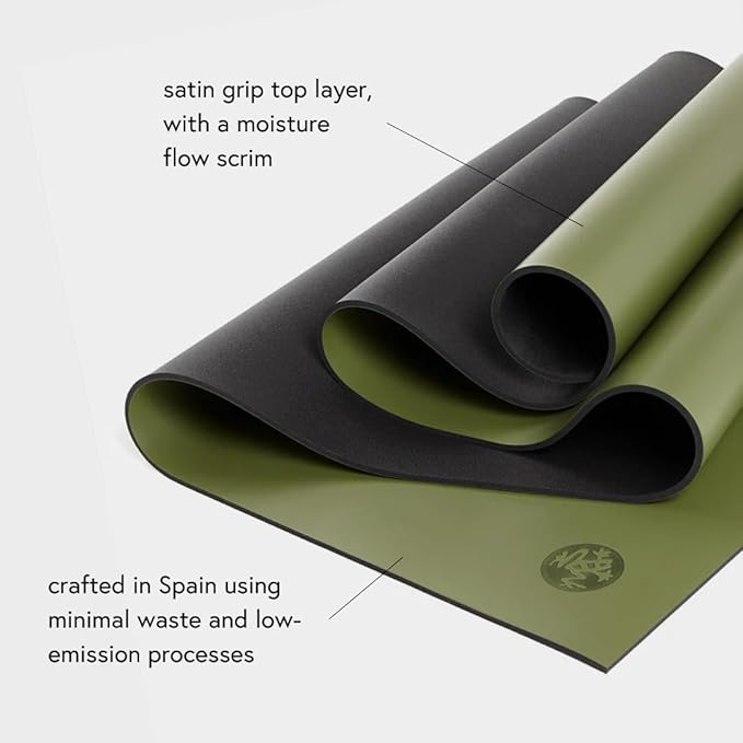 Manduka GRP Adapt Yoga Mat 71" - 5mm | Ultimate Grip | Sweat Ready for Any Style of Yoga | 71 x 24 inches
