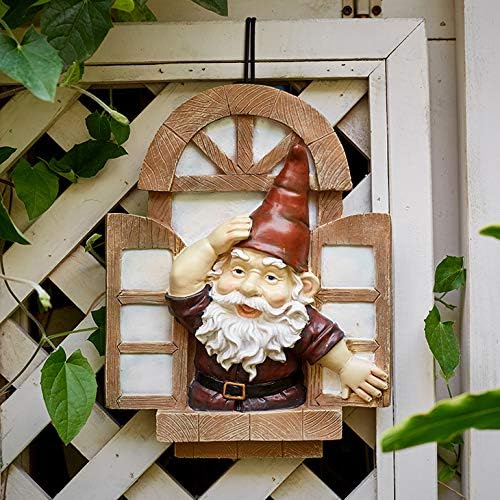 Garden Gnomes Tree Hugger, Tree Face Garden Gift, Garden Peeker Yard Art Resin, 12 inch