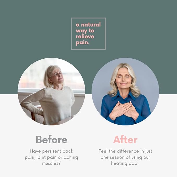 Solayman's Heating Pads for Cramps - Pink, Removable Cover, Lavender Scented