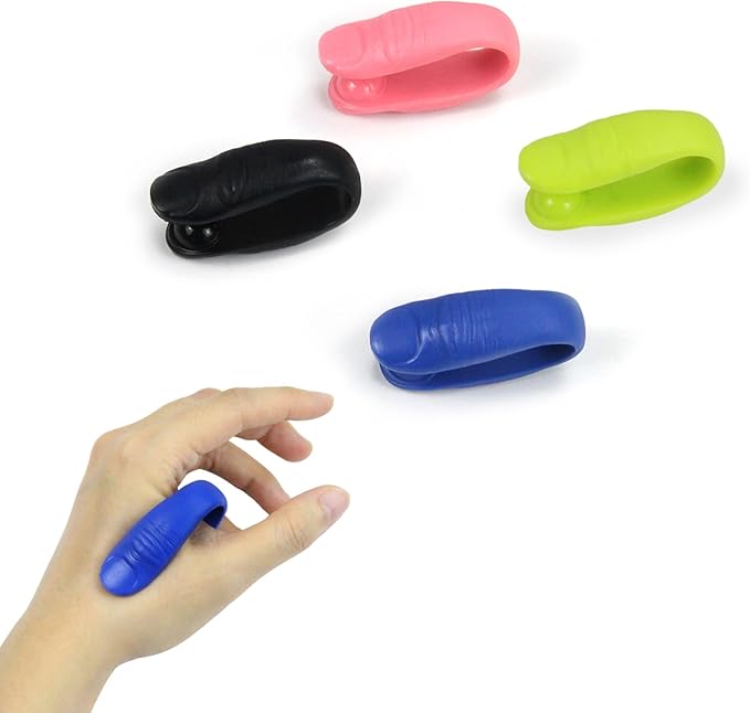 4 Pack Migraine Pressure Point Clips, Effective Acupressure Tools for Headache Relief, Stress Reduction, and Tension Alleviation, LI4 Hand Clips in Assorted Colors