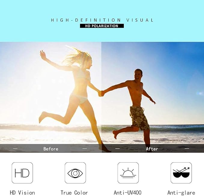 Night Driving Glasses and sunglasses Clip-On, Polarized Glare Reduce, High Definition Vision