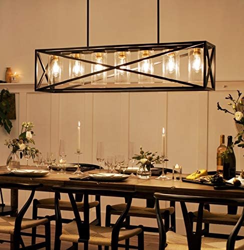 LVWIT ST21 LED Filament Bulb 5W(60 Watt Equivalent) Dimmable 3000K Soft White Vintage Edison Light Bulb E26 Medium Base (6-Pack) (5W-Soft White)