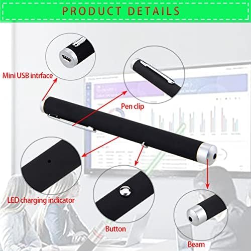 Presenter, Rechargeable Presentation Clicker, Suitable for Office, Teaching Equipment, Exhibition Hall Demonstrations, Sales Guidance, and Construction Sites