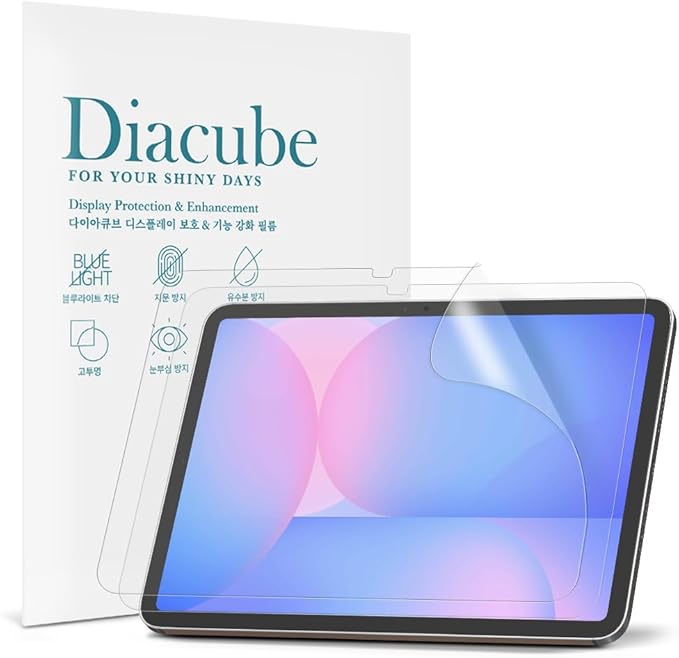 2-Pack Anti Glare Screen Protector with Blue Light Filter For Samsung Galaxy Tab S9 FE / Tab S10 FE 10.9 inch, Anti-Glare Matte PET Film, Anti-Fingerprint, High Touch Sensitivity, Easy Installation