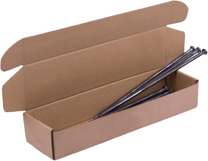 HOT SEAL Landscape Spikes 10 Inch 50 Counts Metal Landscape Edging Anchoring Spikes, Heavy Duty Nails for Artificial Turf Spike, Paver Edging, Timber Carpentry, Weed Barrier, Tent Pegs, More