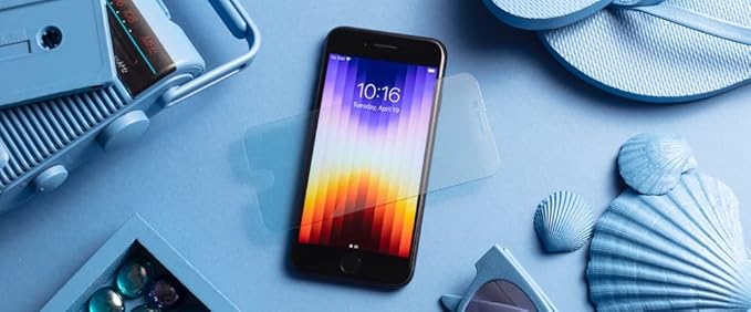 ZAGG XTR for iPhone SE (3rd/2nd Gen), 8, 7, 6s, 6, Glass, Edge-to-Edge D3O Protection, Blue Light Filter, InvisibleShield, Ultra Touch Sensitivity