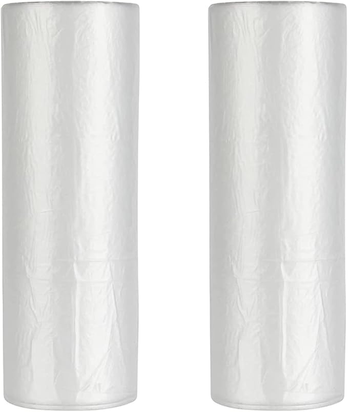 Plastic Produce Bags for Food Storage - 12"x20" Clear Grocery Bag for Fruits, Vegetables, Bread - Easy Peel-Off Design, Continuous Roll, 1.75" Core, Pack of 720 Bags [2 rolls]