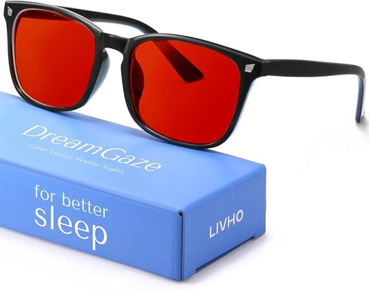 DreamGaze 99.9% Blue Light Blocking Glasses for Better Sleep - Anti Blue Light Glasses Men - Premium Computer Gaming Glasses