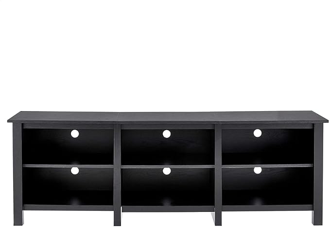 ROCKPOINT Classic TV Stand Storage Media Console Entertainment Center for TV's from 70 Inches to 85 Inches,Espresso(69.1Inchese)