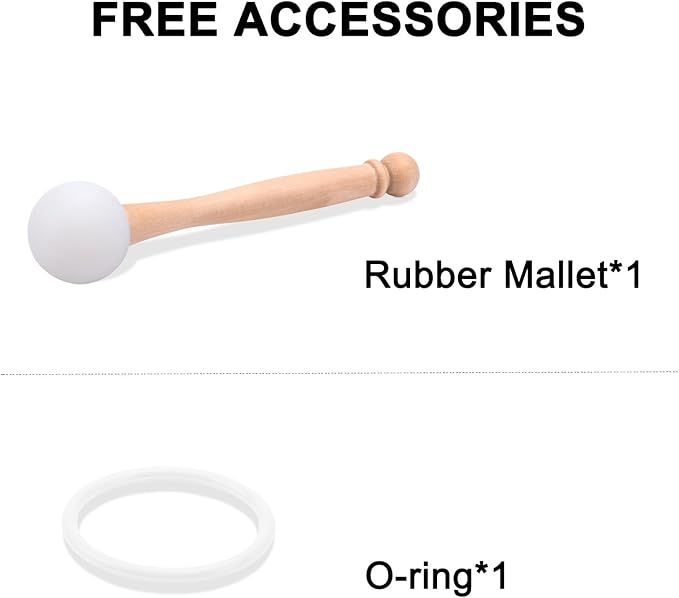 Singing Bowls 432hz F Note 8-Inch Crystal Singing Bowl With A Free Mallet And O-Ring For Sound Healing, Meditation, Yoga, And Sound Baths