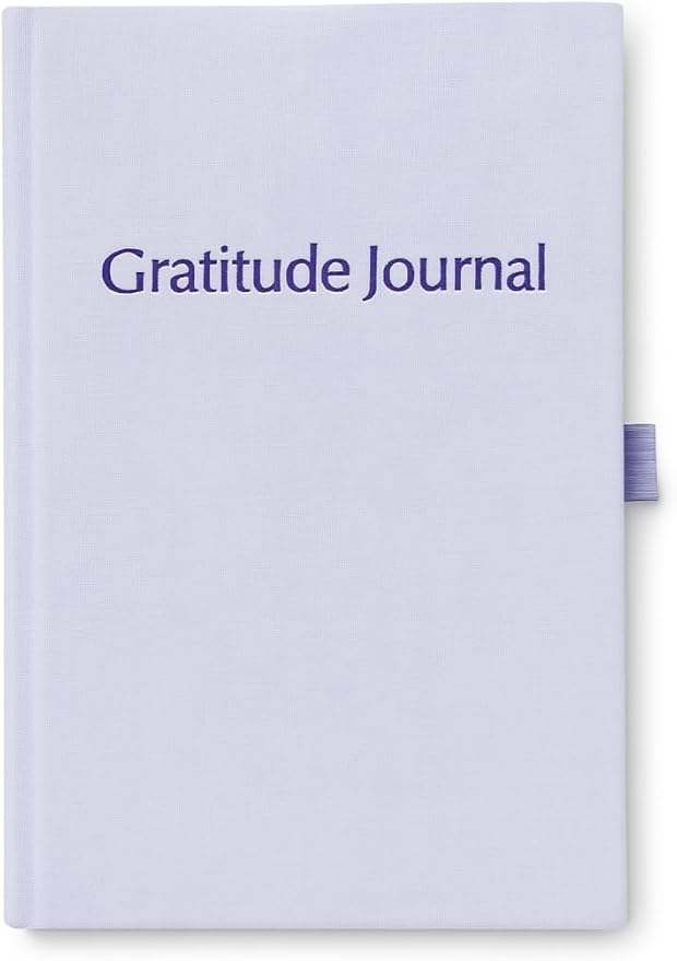 CeCe LaRue & CoCo Too Gratitude Journal for Women – Hardcover Lavender Linen, 5x8 Inch A5, Undated 12 Months, Self Care, Wellness, Mindfulness, Mental Health, Daily Guided, Gift for Women