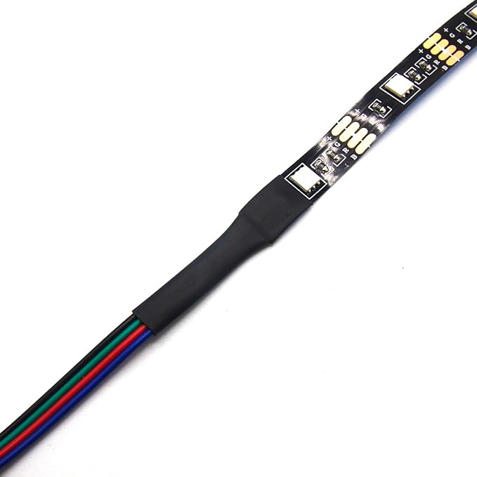 HICHN LED Strip Lights 16.6 feet RGB Color with APP and IR Remote 5050 SMD LED for Bedroom,Home,TV Backlight(LED_BTU50H), Multicolor, 15 feet (with Remote Control)