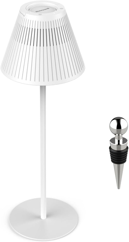 Honeywell LED Cordless Lamp, Wireless Bottle Lamp with 5200mAh Battery Operated Portable M1 Sunturalux Dimmable 4Color 9RGB Touch Control Night Light for Patio Restaurant Home Dinner Dining