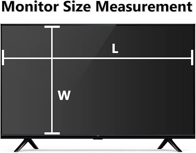 Privacy screen monitor Clear image, screen protector, Easy to assemble Prevent myopia, Suitable for LCD, LED, 4K OLED&QLED (Color : HD Version, Size : 75 inch 1645X930mm)