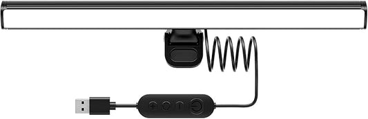 XINBAOHONG Mini Laptop Monitor Light, Computer Monitor Screen Light Care-Reading LED Task Lamp Adjustable Brightness Color Temperature Reading Laptops