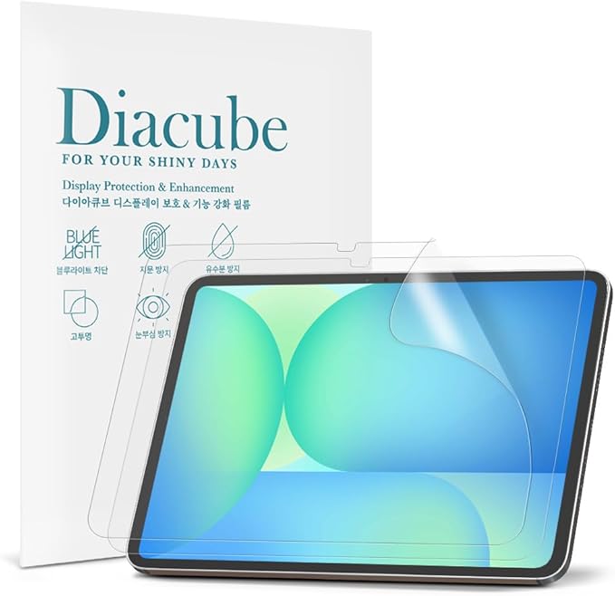 2-Pack Anti Glare Screen Protector with Blue Light Filter For Samsung Galaxy Tab S10 Lite 10.9 inch, Anti-Glare Matte PET Film, Anti-Fingerprint, High Touch Sensitivity, Easy Installation