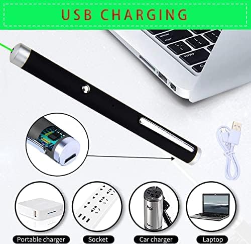 Presenter, Rechargeable Presentation Clicker, Suitable for Office, Teaching Equipment, Exhibition Hall Demonstrations, Sales Guidance, and Construction Sites