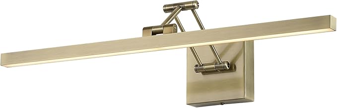 Antique Bronze Picture Lights for Wall Hardwired LED Picture Frame Light Dimmable Painting Lights for Wall Portrait Artwork 23.62 inch 14W Warm White