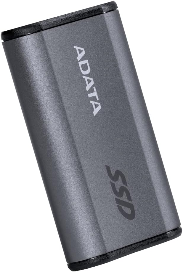 ADATA SE880 1TB - Up to 2000 MB/s- SuperSpeed USB 3.2 Gen 2x2 USB-C External Portable SSD Titanium (AELI-SE880-1TCGY)